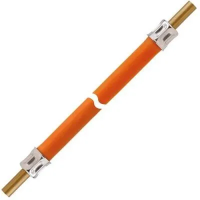 GOK Mitteldruck-Gasschlauch Marine, Gummi, RST8 x RST8, 60cm