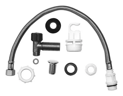 Duravit Nachrüstgarnitur für Anschluss mitte, Chrom