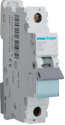 Hager MB197 Sicherungsautomat 1-polig B-10A