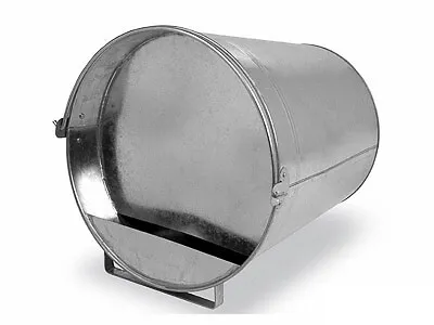Verzinkter Tränkeeimer für Geflügel - 12 L - Geflügelhaltung: Robuster Tränkeeimer aus verzinktem Stahl, ideal für Hühner und andere Geflügelarten, sorgt für frisches Trinkwasser.