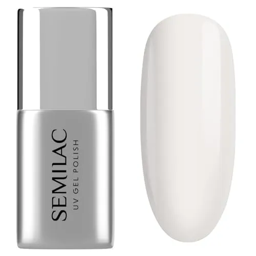 Semilac UV Nagellack T31 Top No Wipe Milky 7ml