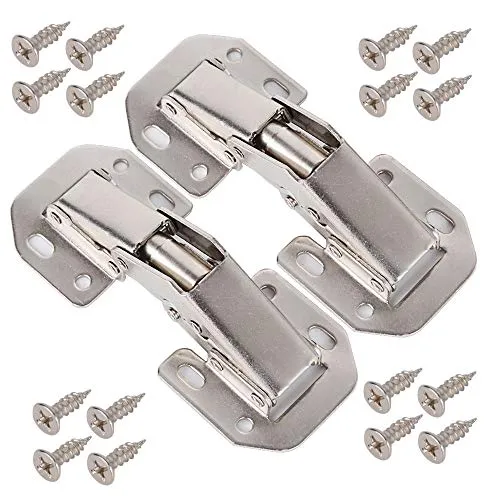 stk Scharniere Aufschraubscharniere 104 * 43mm Öffnungswinkel 90°für Schrank Möbel Schranktür Küchenschrank Tür Möbelscharniere Schrankscharnier Aufschraubscharnier Scharnier 2