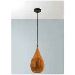 Fabas Luce 3759-40-367 Lisa Pendelleuchte 10W Senffarbe von Fabas Luce