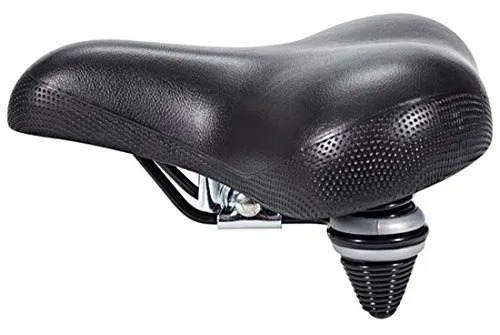 CBK-MS. Selle ROYAL 6954 Classic Damen und Herren Sattel Comfort Fahrradsattel Schwarz