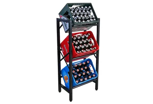 PROREGAL® Flaschenregal Getränkekistenregal Kastenregal Kistenregal KÖNIGSSEE, Hochwertiges Getränkekistenregal für Küche Garage Keller Abstellraum