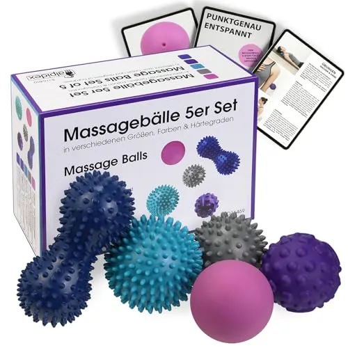 Massagebälle Igelbälle 5er Set von ALPIDEX