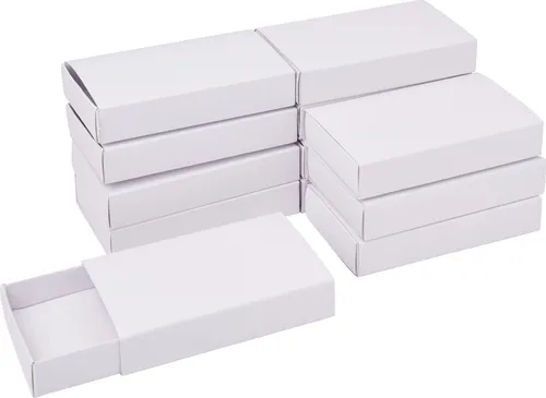 VBS Streichholzschachteln XL 11x6cm Papierrohling in weiß von VBS