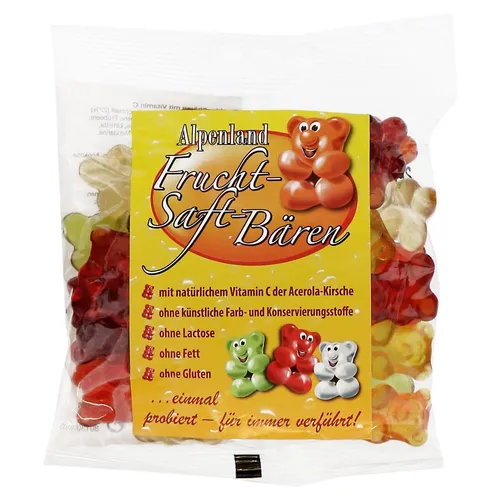 FRUCHTSAFTBÄREN Alpenland große Bären 150 g