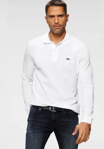 Lacoste Langarm-Poloshirt Basic Style - Klassisches Langarm-Poloshirt von Lacoste aus pflegeleichter Baumwolle. Bequem und mit einem sportlichen Krokodil-Logo auf der Brust, ideal für einen lässigen Look.
