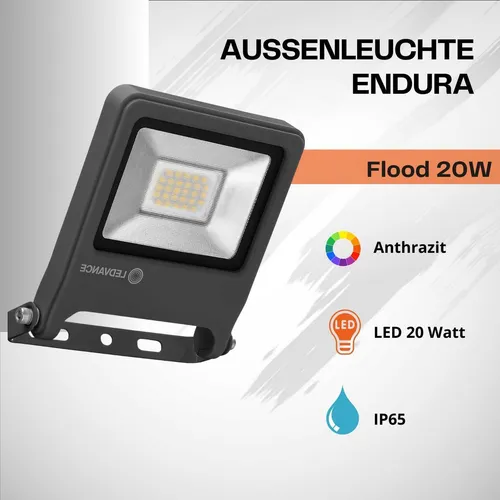 LEDVANCE ENDURA FLOOD Graphite 20 W LED F von LEDVANCE