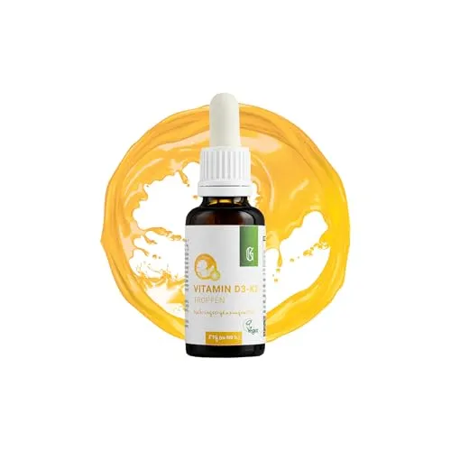 KRAFTGRAS Vitamin D3 K2 Tropfen [50ml, ca. 1700 Tropfen]