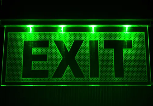 Notleuchte Notbeleuchtung Exit Notausgang Fluchtwegleuchte Notlicht Fluchtweg EX