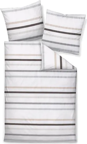 Janine Design Bettwäsche-Garnitur Mako-Satin 87101 J. D. in weiß von Original Janine