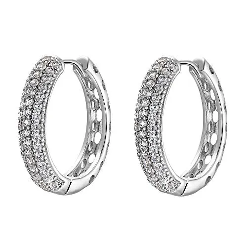 Heideman Ohrringe Charly Damen - Elegante Ohrcreolen aus hochwertigem Edelstahl - Ohrringe für Damen: Hochwertige, hypoallergene Edelstahlcreolen mit Stein, perfekt für empfindliche Haut und jeden Anlass.