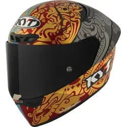 KYT KX-1 Race GP Bastianini IDN Replica 23 - Integralhelm - Motorradhelm mit erstklassiger Aerodynamik, entwickelt für Rennfahrer. Anti-Kratz-Visier und optimierte Belüftung garantieren Sicherheit und Komfort auf der Strecke.