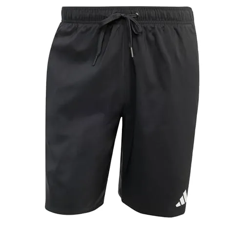 ADIDAS Herren Badeshorts 3-Streifen 8-Inch - Badeshorts aus 100 % recycelten Materialien, leicht und schnell trocknend – perfekt für Pool-Partys oder Schwimmtraining.