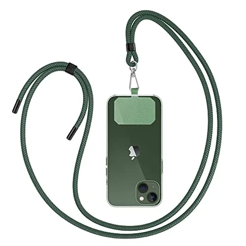 GUMO-LONG Universal Handyband- Geeignet für alle Smartphones, Kette zum Umhängen, Einstellbar Schlüsselband, Handyband mit jeder Hülle Kombinierbar