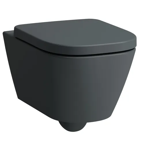 Laufen Wand-Tiefspül-WC Meda mit Silent Flush in grau von LAUFEN