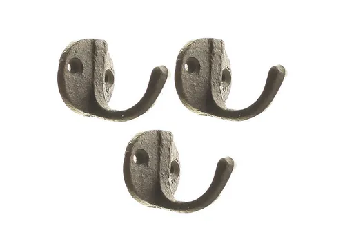 Annastore Kleiderhaken Haken aus Gußeisen Kleiderhaken - Wandhaken - Garderobenhaken, (3-St), Wandgarderobe