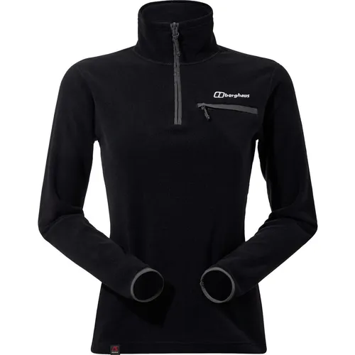 Berghaus Damen Prism 2.0 Micro Half Zip Fleece - Damen Midlayer und Fleecejacken zum Skifahren, leicht und warm aus recyceltem Polartec-Gewebe, ideal für nachhaltige Mode und besten Tragekomfort.