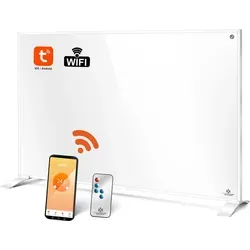 KESSER® Infrarotheizung 2in1 – Energiesparend & Smart - Heizstrahler für Wandmontage oder Standbetrieb, inkl. Fernbedienung und App-Steuerung. Effizientes Heizen mit IP44 Spritzwasserschutz, ideal für jedes Zuhause.