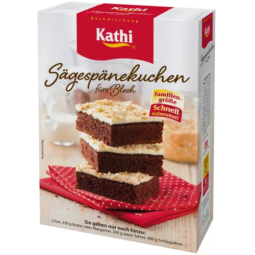 Produktbild Kathi Backmischung Sägespänekuchen fürs Blech 680g Packung