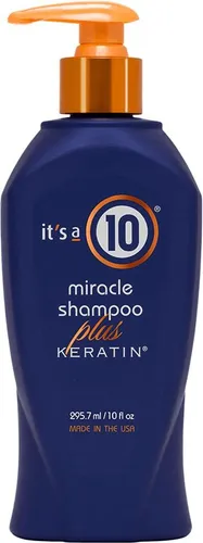 It's a 10 Miracle Shampoo plus Keratin 295 ml - Shampoo für alle Haartypen, mit Keratin für stärkendes und revitalisierendes Haarpflegeerlebnis. Ideal für coloriertes und feines Haar.