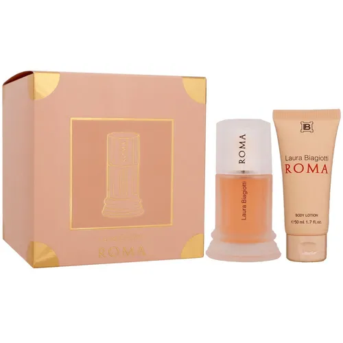 Laura Biagiotti Roma Set 25 ml Eau de Toilette EDT & 50 ml Bodylotion