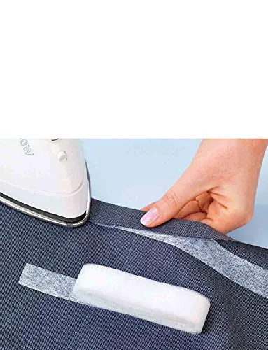 Maximex Saumband zum Anbügeln 18 mm x 10 m 1er, Waschbar bis 60°C, Kleidung kürzen ohne Nähen, einfach aufbügeln, ideal zum Flicken Kleiner Löcher und Risse