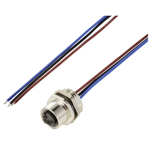 TRU COMPONENTS Steckdose TRU COMPONENTS TC-12833212 Sensor/Aktor Einbaubuchse M12 Buchse, Einba, TC-12833212