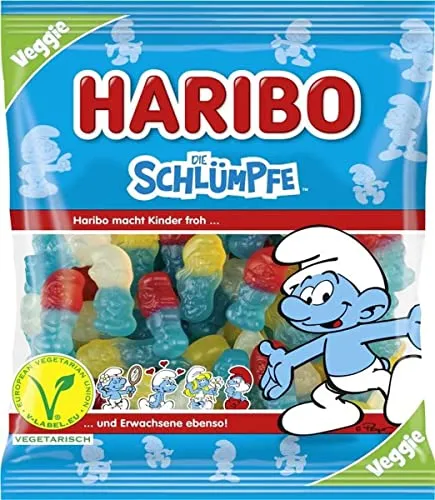 Haribo Schlümpfe, 175 g in blau von HARIBO