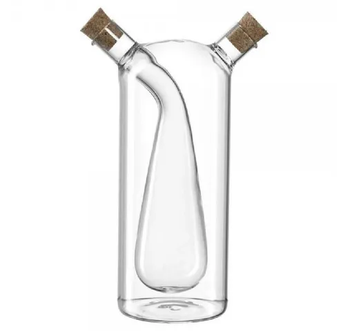 LEONARDO Essigspender LEONARDO Essig-Öl-Flasche 2IN1 Cucina Glas Zylinder (18,5 cm)