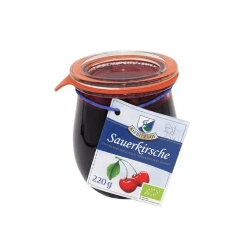 Kiebitzhof Fruchtaufstrich, Sauerkirsche, 220g (1)