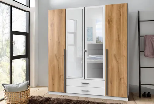 Wimex Kleiderschrank Skate - Kleiderschrank mit innovativem Innenleben und viel Stauraum, inklusive praktischen Schubkästen und Kleiderstangen für optimale Organisation im Schlafzimmer.