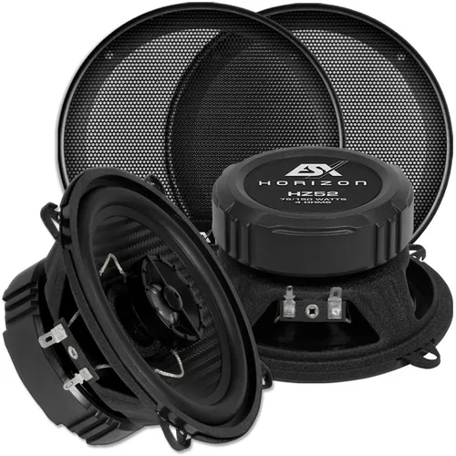 HZ-52 2-Wege Koax-Lautsprecher - Car-HiFi-Lautsprecher, 13 cm (5.25'') mit 75/150 Watt RMS/max., ideal für beeindruckenden Sound im Auto.