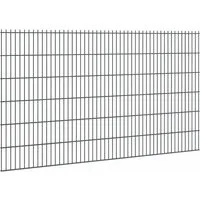 Produktbild Doppelstabmattenzaun Stärke 8/6/8 Anthrazit 123 x 251 cm