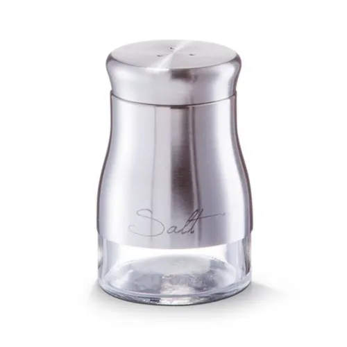 Zeller Salzstreuer Portionierer Gewürze Küche Gastro Glas Edelstahl 19889