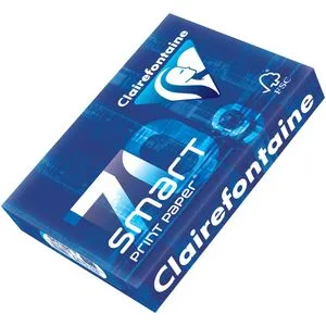Clairefontaine Kopierpapier Smart Print Paper A4, 70g/qm, hochweiß, 500 Blatt