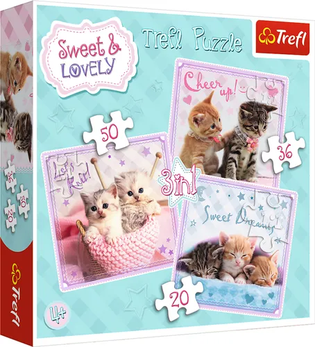 in 1 Puzzle - Katzen (Kinderpuzzle) 3