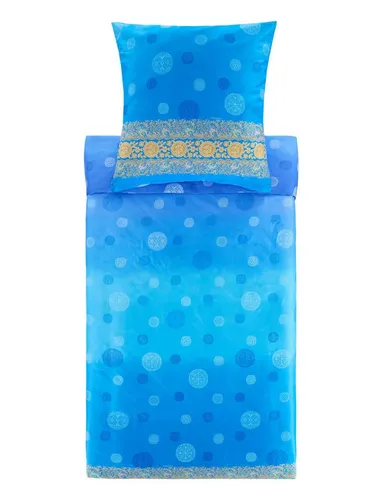 Bassetti Satin Bettwäsche PALLAVICINO | C1 Azurblau in blau von Bassetti