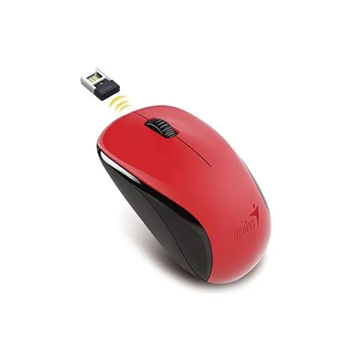 Genius Maus NX-7000 V2 Rot 1200dpi SS Optisches Kabel USB PC