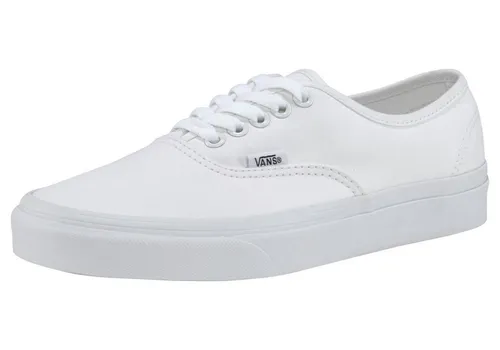 Vans Authentic Sneaker aus textilem Canvas-Material - Weiß 36 EU - Sneaker aus hochwertigem textilem Canvas-Material, ideal für Skateboarding und lässige Outfits. Bequem und stylisch mit verstellbarer Schnürung.