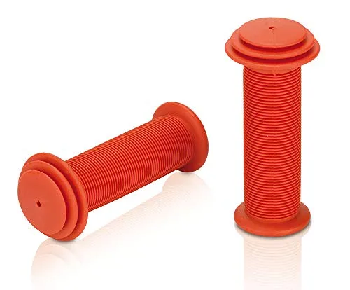 XLC Kinder Fahrradgriffe Kindergriffe, rot, 100mm, 2501580303