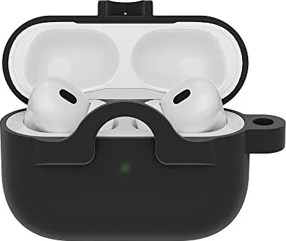 OtterBox - Gehäuseabdeckung für kabelloses Earbud-Ladegehäuse - Black Taffy (Schwarz) - für Apple AirPods Pro (1. Generation, 2. Generation) (77-91944)
