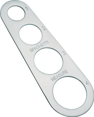 MasterClass Edelstahl-Spaghetti-Messgerät, 16cm, Silber
