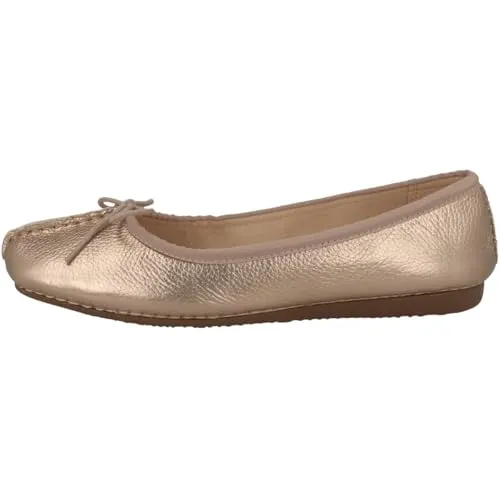Clarks Damen Freckle Ice Ballerinas, Copper Metallic, 39 EU von Clarks