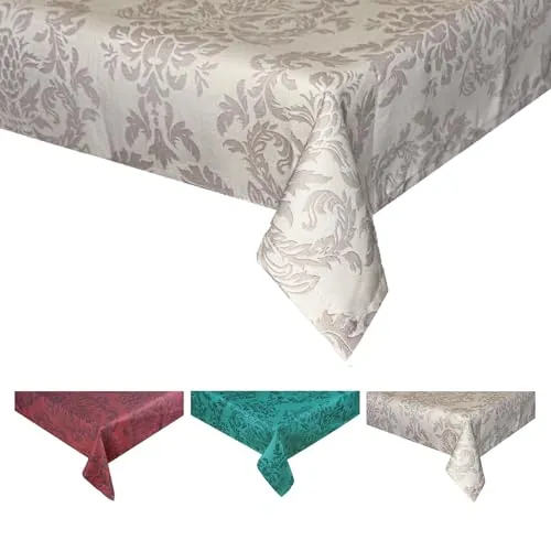 beties - Epoche - XL Mitteldecke Tischdecke 110x110 cm - Tischdecken in Premiumqualität, aus 100% Halbpanama Baumwolle mit einzigartigem 3D-Ornament. Perfekt für jeden Wohnstil und umweltfreundlich produziert.