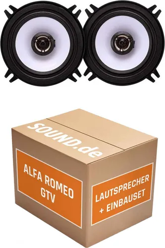 Alpine SXE-1325S Lautsprecher Boxen Einbaupaket für Alfa Romeo GTV 916