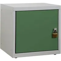 PROREGAL® Spind Schließfachwürfel Blocky mit Drehriegelschloss - Praktischer Spind aus 1 mm Qualitätsblech, ideal für Industrie und Haushalt. Sicher abschließbar mit Drehriegelschloss für Vorhängeschlösser, perfekt zur Aufbewahrung von Wertgegenständen.