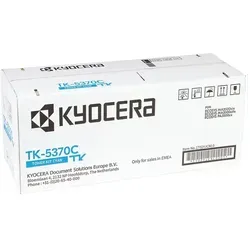 Kyocera Toner TK-5370C 1T02YJCNL0 cyan - Originaltoner mit hoher Kapazität für bis zu 5.000 Seiten, ideal für ECOSYS MA 3500-Serie